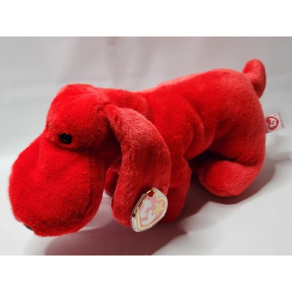 Ty Beanie Buddy Rover Red Dog Plush 1998
